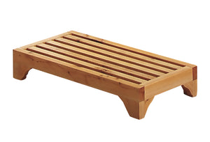 Alternate Image for ALFI brand Cedar Wood, Natural Wood, AB4409 4" Modern Wooden Stepping Stool Multi-Purpose Accessory