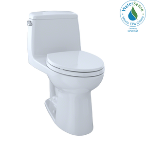 Alternate Image for TOTO Eco UltraMax One-Piece Elongated 1.28 GPF Toilet, Cotton White, Vitreous China, MS854114E#01