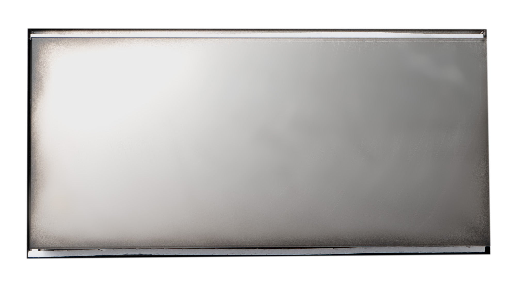 ALFI brand ABNC2412-BLA 24 x 12 Black Matte Stainless Steel Horizontal Single Shelf Bath Shower Niche, 20 Gauge