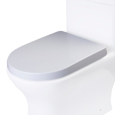 EAGO Plastic, White, R-353SEAT Replacement Soft Closing Toilet Seat for TB353