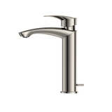 TOTO GM 1.2 GPM Single Handle Semi-Vessel Bathroom Sink Faucet with COMFORT GLIDE Technology, Polished Nickel, Brass, TLG09303U#PN