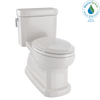 TOTO Eco Guinevere Elongated 1.28 GPF Universal Height Skirted Toilet with CEFIONTECT and SoftClose Seat, Sedona Beige, Vitreous China|Plastic, MS974224CEFG#12