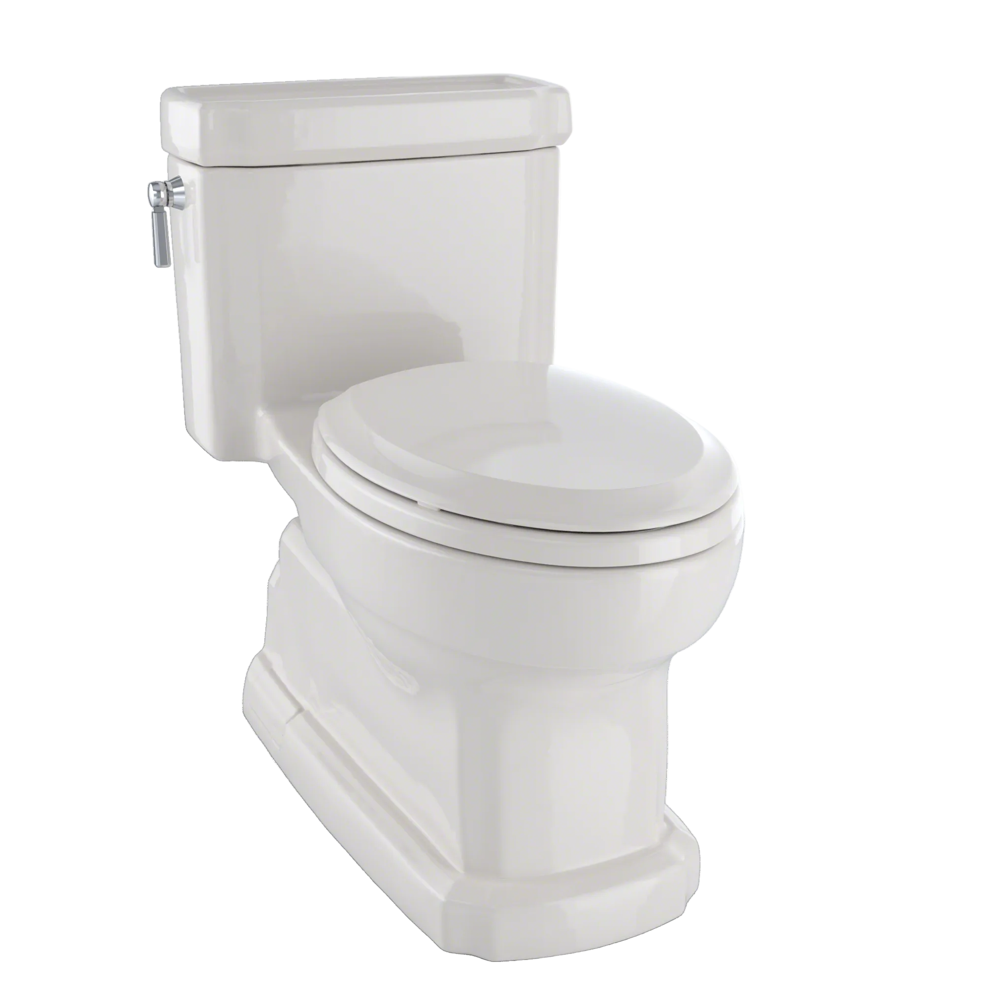 TOTO Eco Guinevere Elongated 1.28 GPF Universal Height Skirted Toilet with CEFIONTECT and SoftClose Seat, Sedona Beige, Vitreous China|Plastic, MS974224CEFG#12