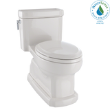 TOTO Eco Guinevere Elongated 1.28 GPF Universal Height Skirted Toilet with CEFIONTECT and SoftClose Seat, Sedona Beige, Vitreous China|Plastic, MS974224CEFG#12