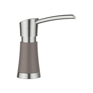 Alternate Image for Blanco Artona Soap Dispenser - PVD Steel/Volcano Gray, Brass, 443038