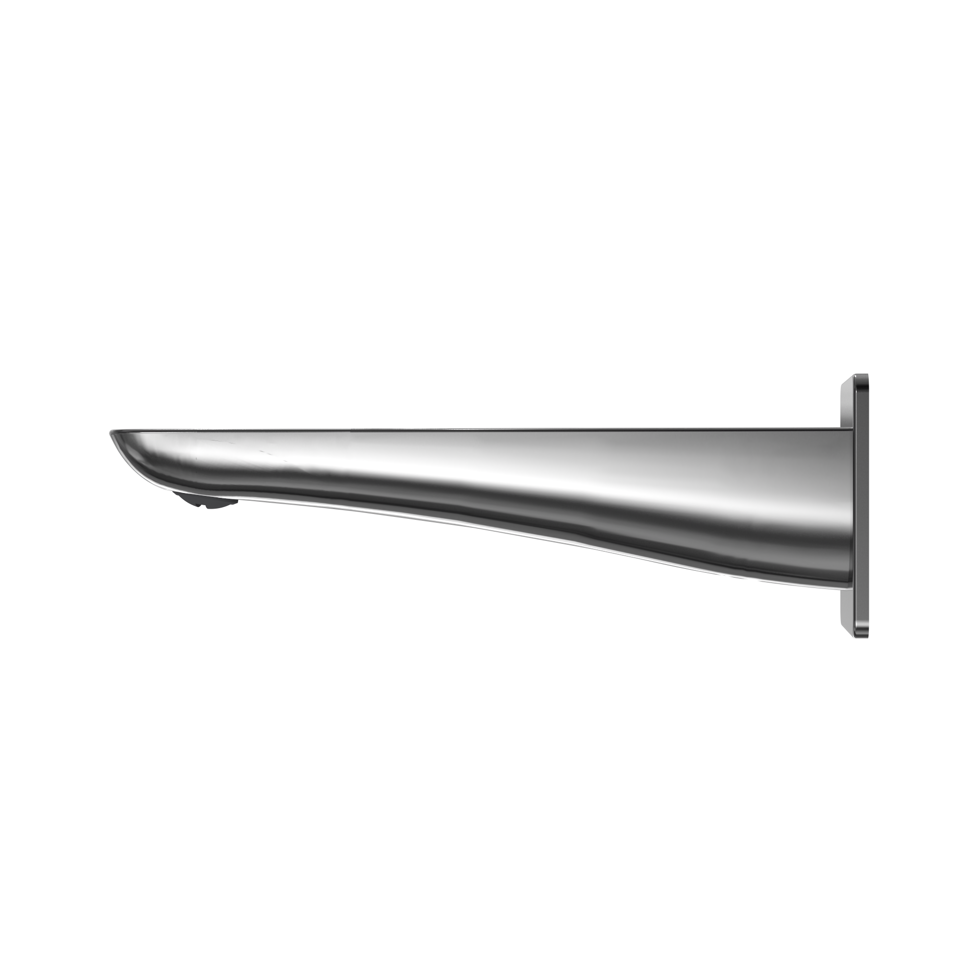 TOTO Modern S Wall Tub Spout, Polished Chrome, Brass, TBG02001U#CP