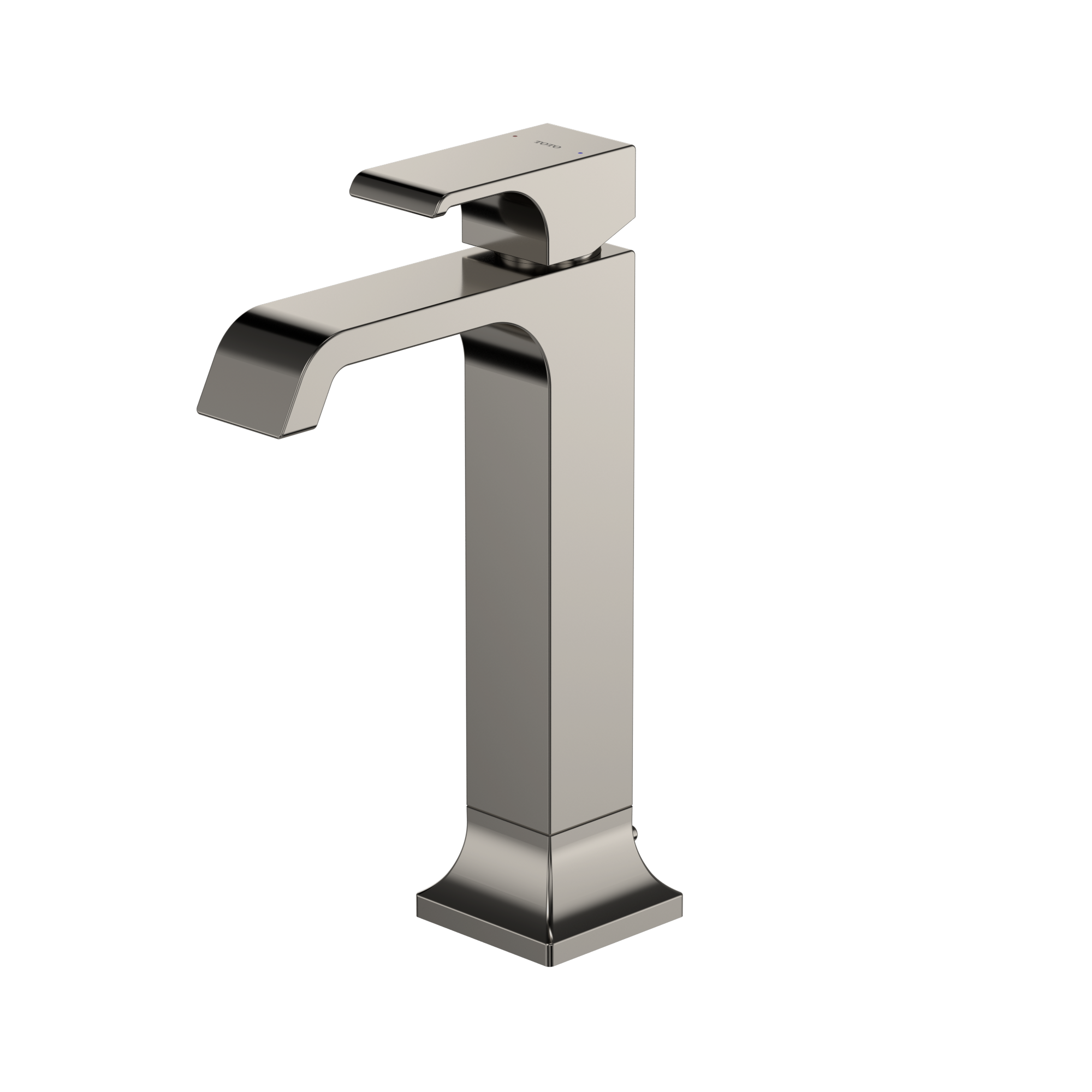 TOTO GC 1.2 GPM Single Handle Vessel Bathroom Sink Faucet with COMFORT GLIDE Technology, Polished Nickel, Brass, TLG08305U#PN
