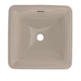 TOTO Connelly Square Undermount Bathroom Sink with CEFIONTECT, Bone, Vitreous China, LT491G#03