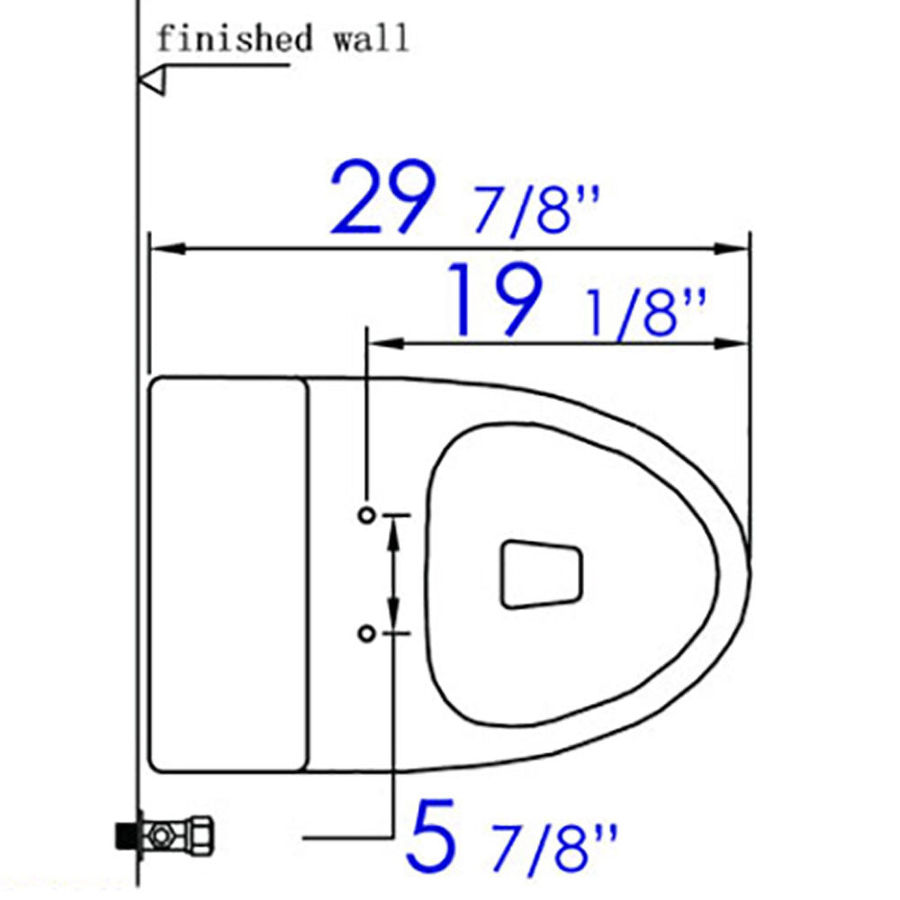EAGO Plastic, White, R-352SEAT Replacement Soft Closing Toilet Seat for TB352