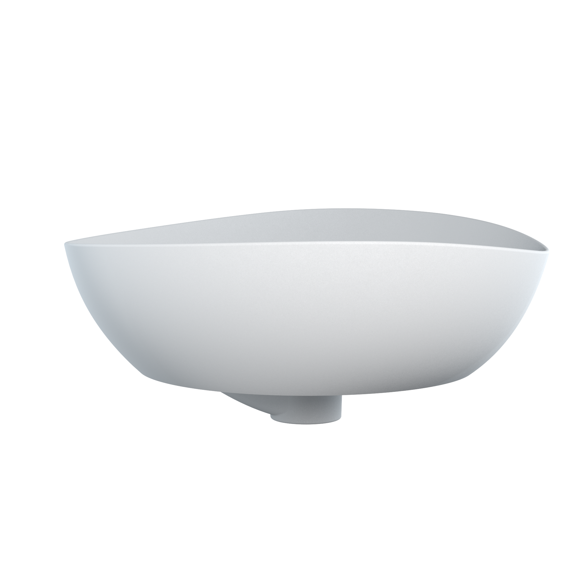 TOTO Kiwami Asymmetrical Vessel Bathroom Sink with CEFITONTECT, CLEAN MATTE, Ceramic, LT477MT#CMW