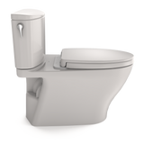 TOTO Nexus 1G Two-Piece Elongated 1.0 GPF Universal Height Toilet with CEFIONTECT and SS124 SoftClose Seat, WASHLET+ Ready, Colonial White, Vitreous China, MS442124CUFG#11