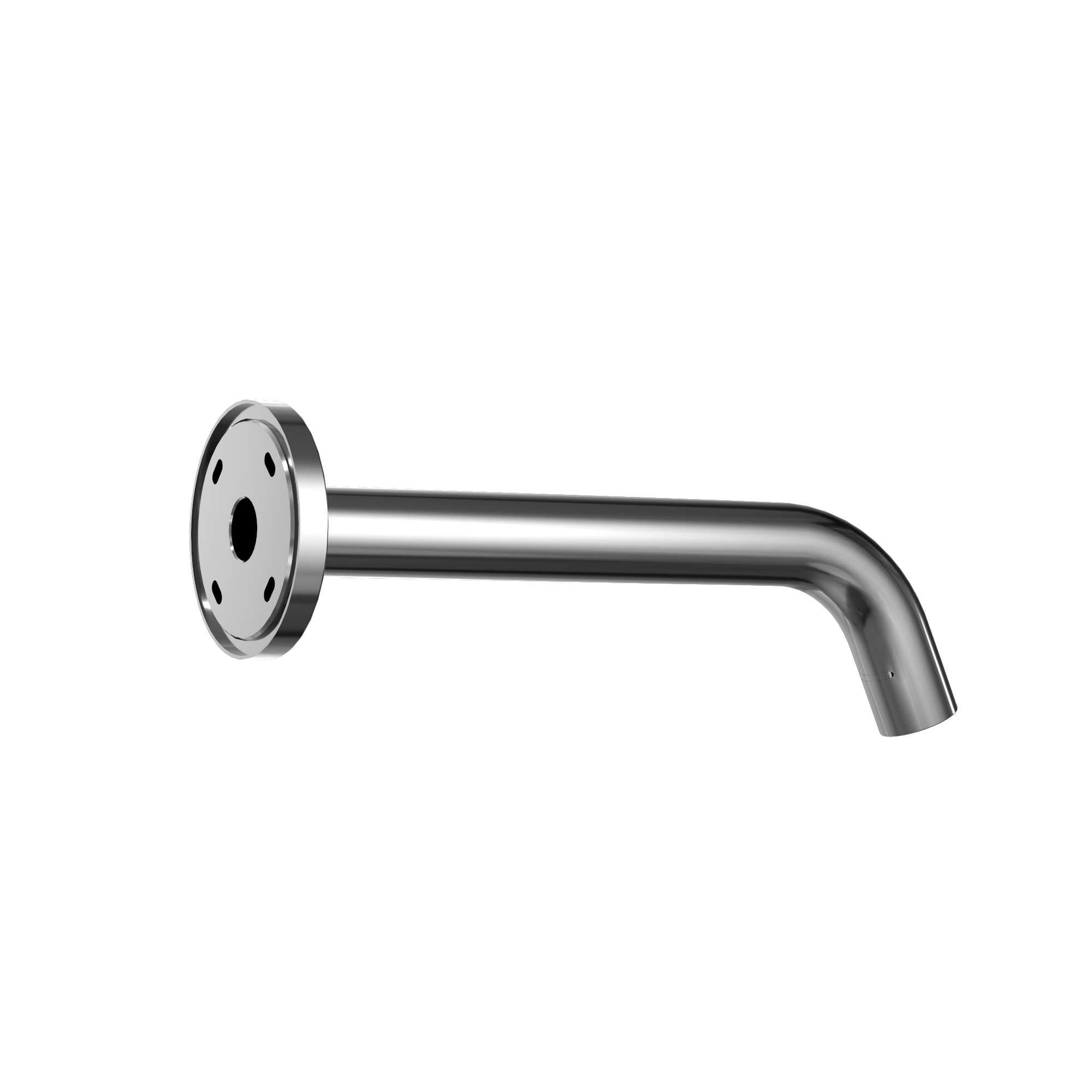 TOTO Helix Wall-Mount AC Powered 0.5 GPM Touchless Bathroom Faucet with Thermostatic Mixing Valve, 10 Second On-Demand Flow, Polished Chrome, Brass, T26L51AT#CP