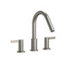TOTO GF Two Lever Handle Deck-Mount Roman Tub Filler Trim, Brushed Nickel, Brass, TBG11201UA#BN