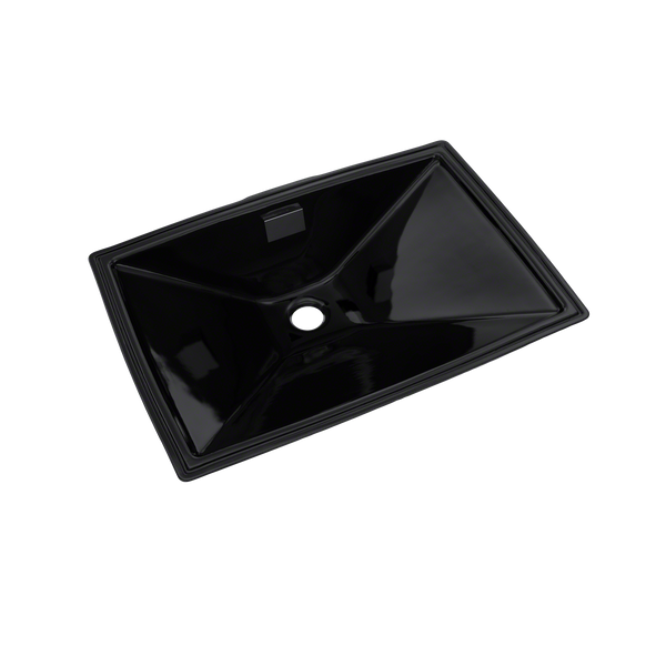 TOTO Lloyd Rectangular Undermount Bathroom Sink, Ebony, Vitreous China, LT931#51