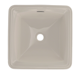 TOTO Connelly Square Undermount Bathroom Sink with CEFIONTECT, Sedona Beige, Vitreous China, LT491G#12