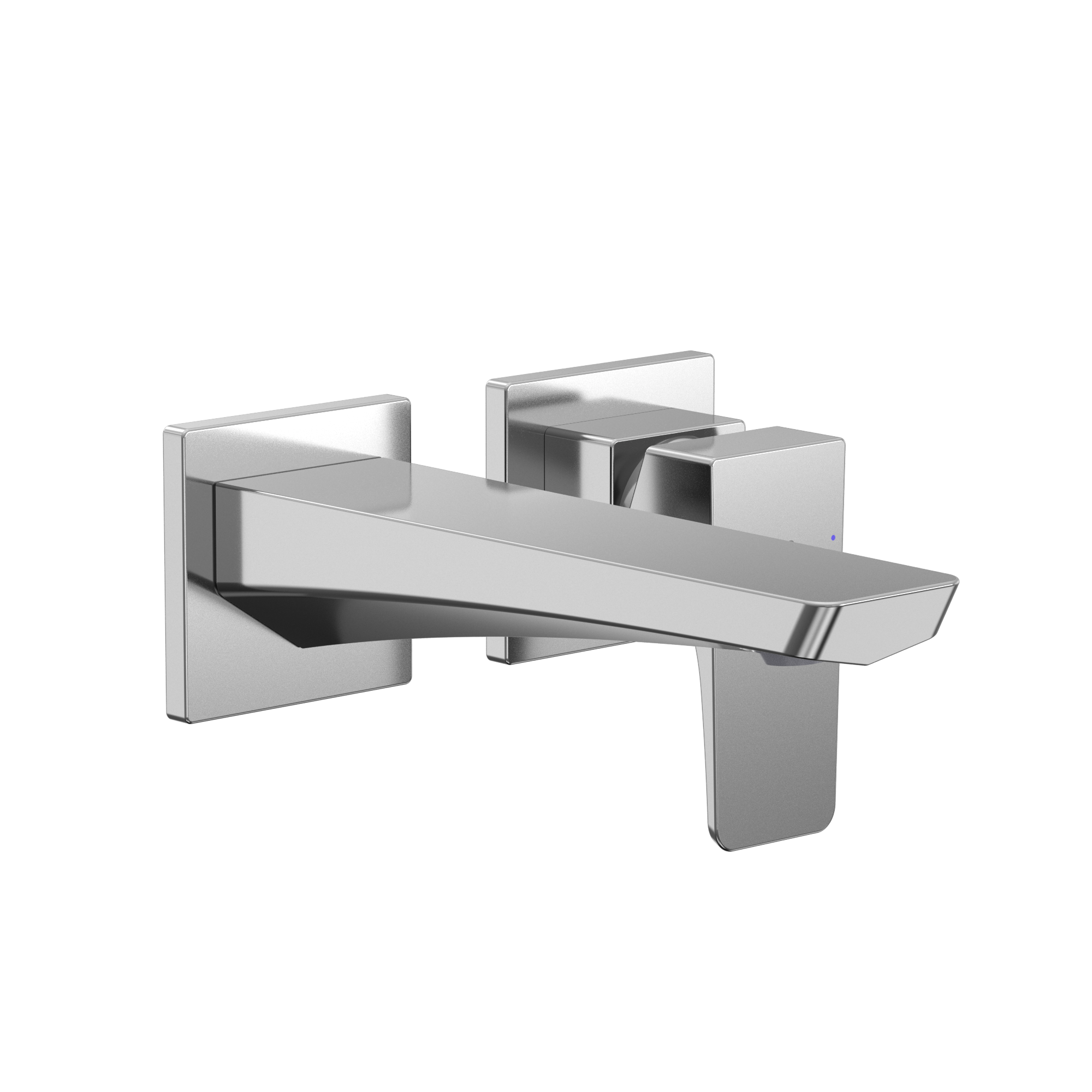 TOTO GE 1.2 GPM Wall-Mount Single-Handle Bathroom Faucet with COMFORT GLIDE Technology, Polished Chrome, Brass, TLG07307U#CP