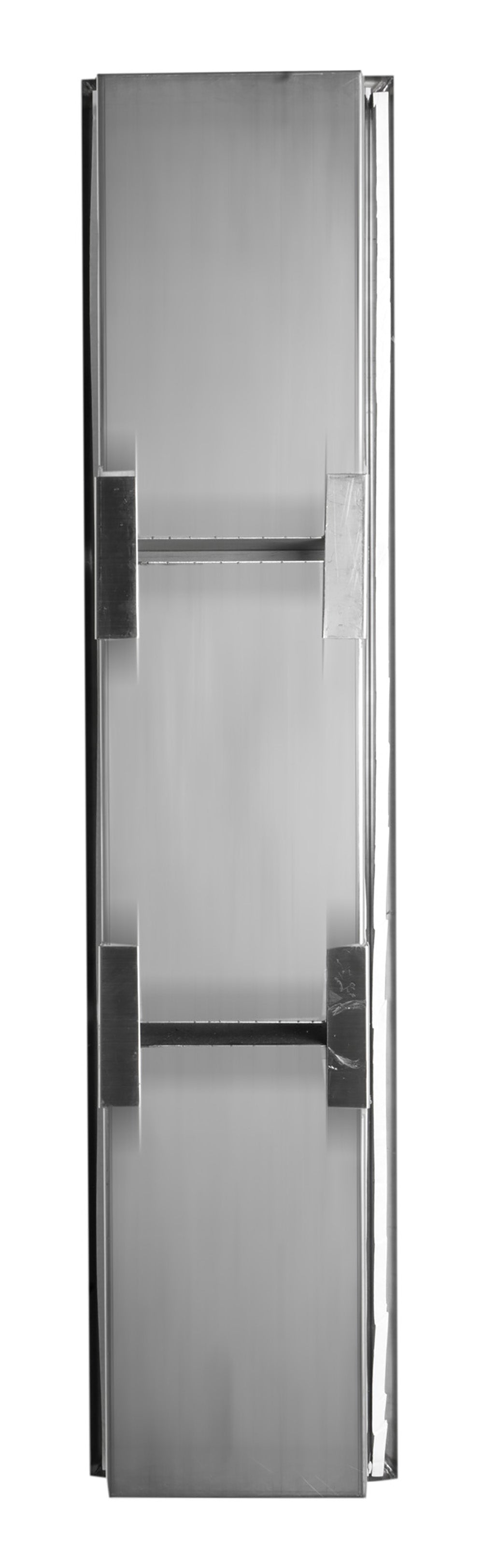 ALFI brand ABN0836-PSS 8 x 36 Polished Stainless Steel Vertical Triple Shelf Bath Shower Niche, 20 Gauge