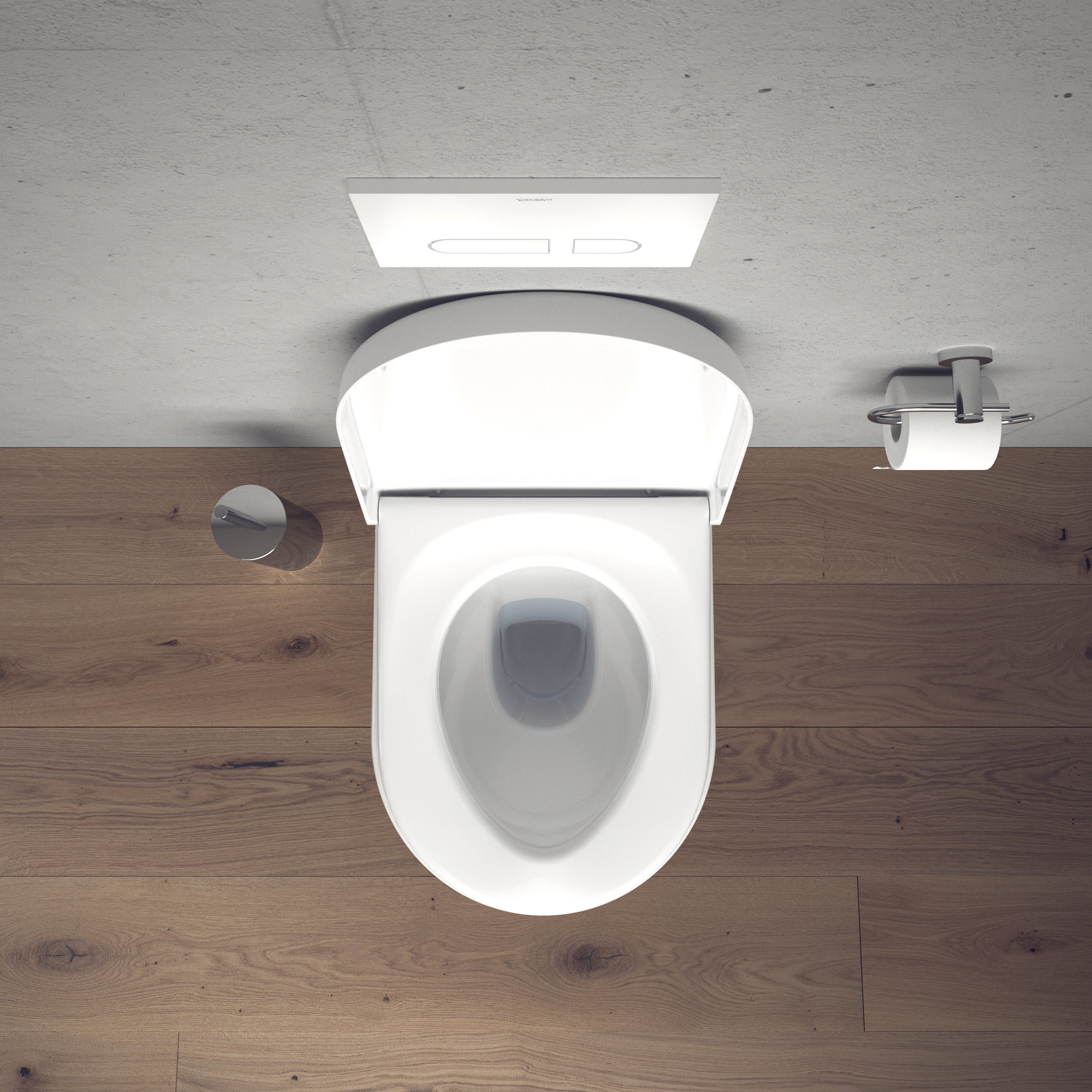 Starck 3 Elongated Slow Close Toilet Seat in White