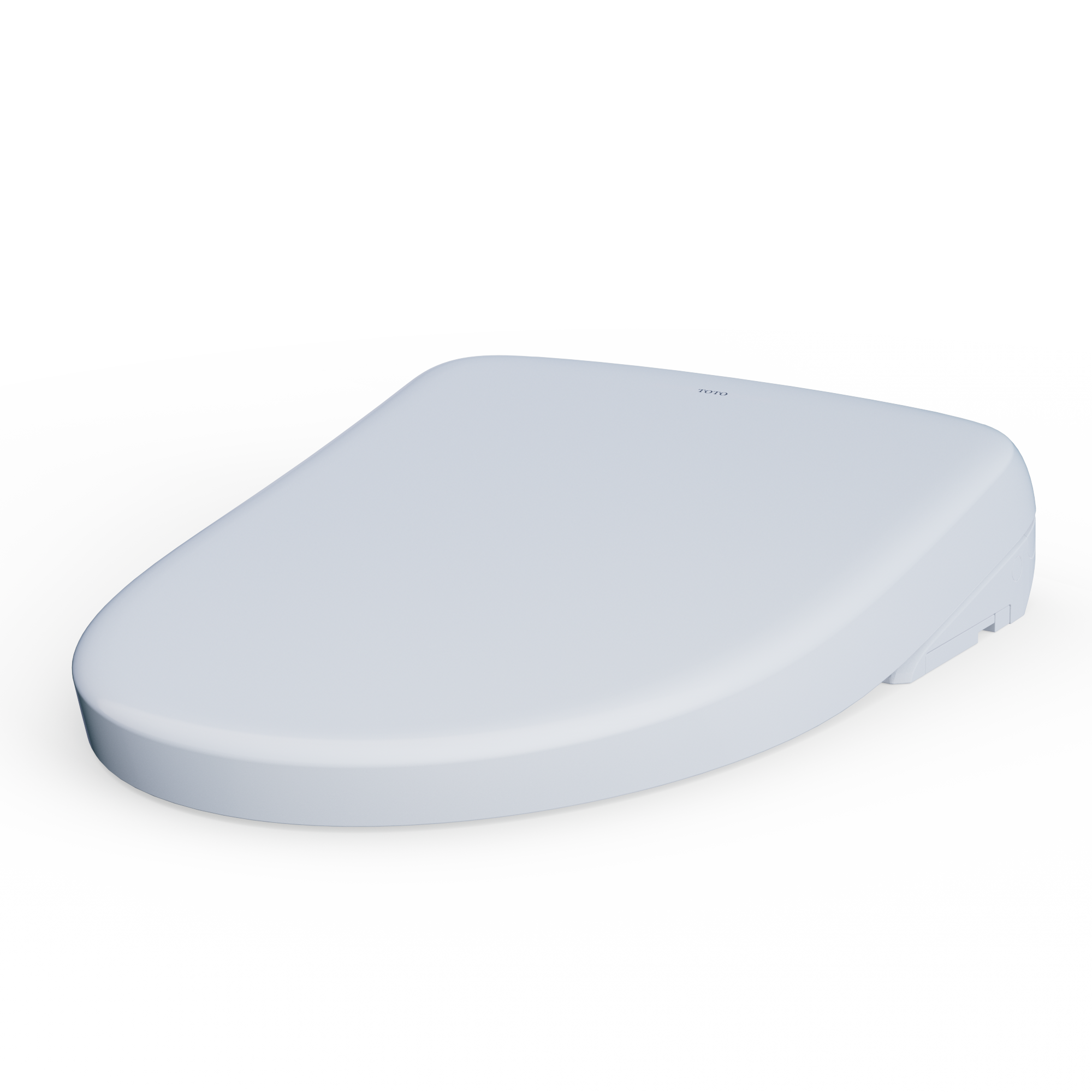 TOTO S7A WASHLET+ Electronic Bidet Toilet Seat with EWATER+ Bowl and Wand Cleaning, Auto Open and Close Contemporary Lid, Elongated, Cotton White, Plastic, SW4736AT40#01