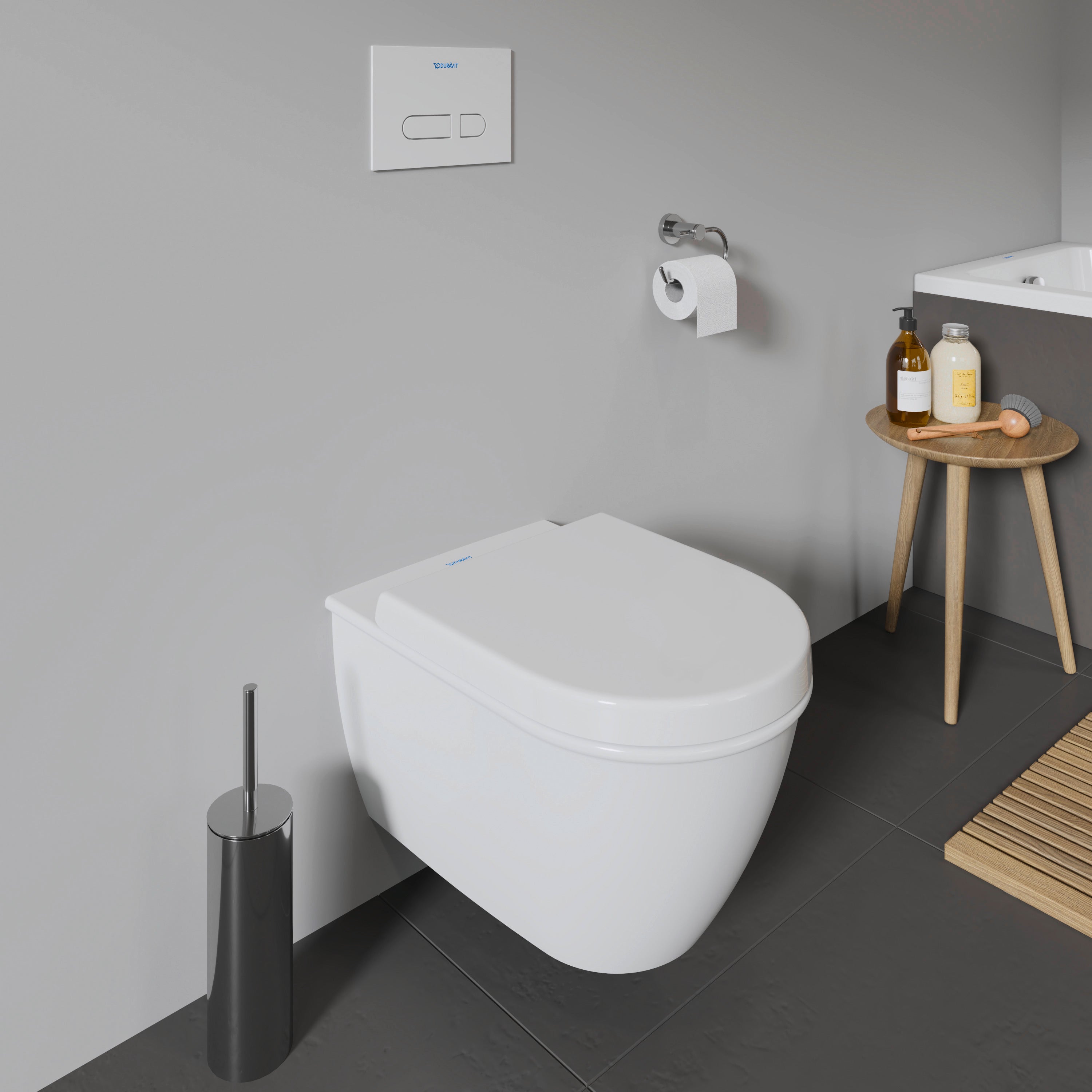 Darling New Round Slow Close Toilet Seat in White