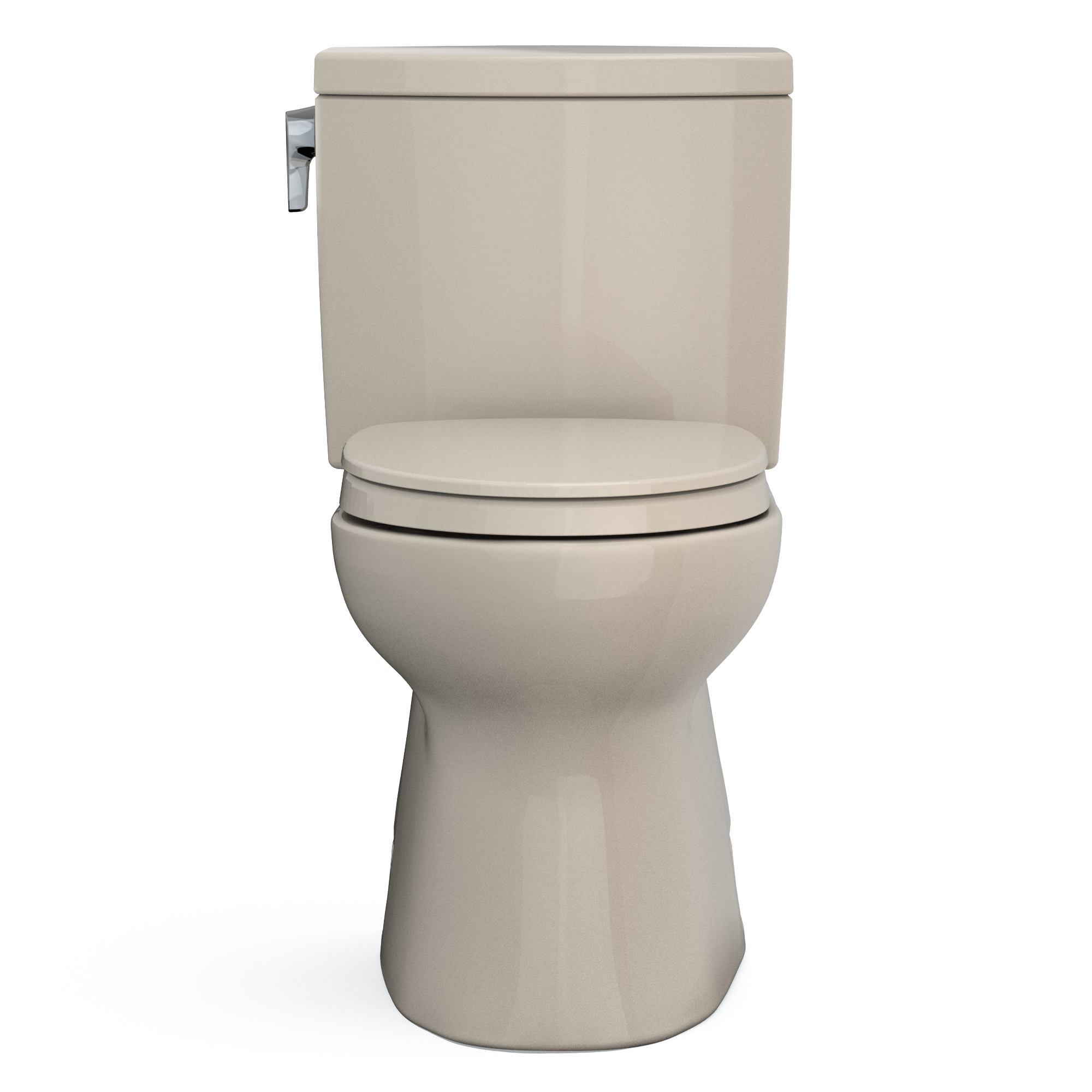 TOTO Vespin II 1G Two-Piece Elongated 1.0 GPF Universal Height Toilet with CEFIONTECT and SS124 SoftClose Seat, WASHLET+ Ready, Bone, Vitreous China|Plastic, MS474124CUFG#03