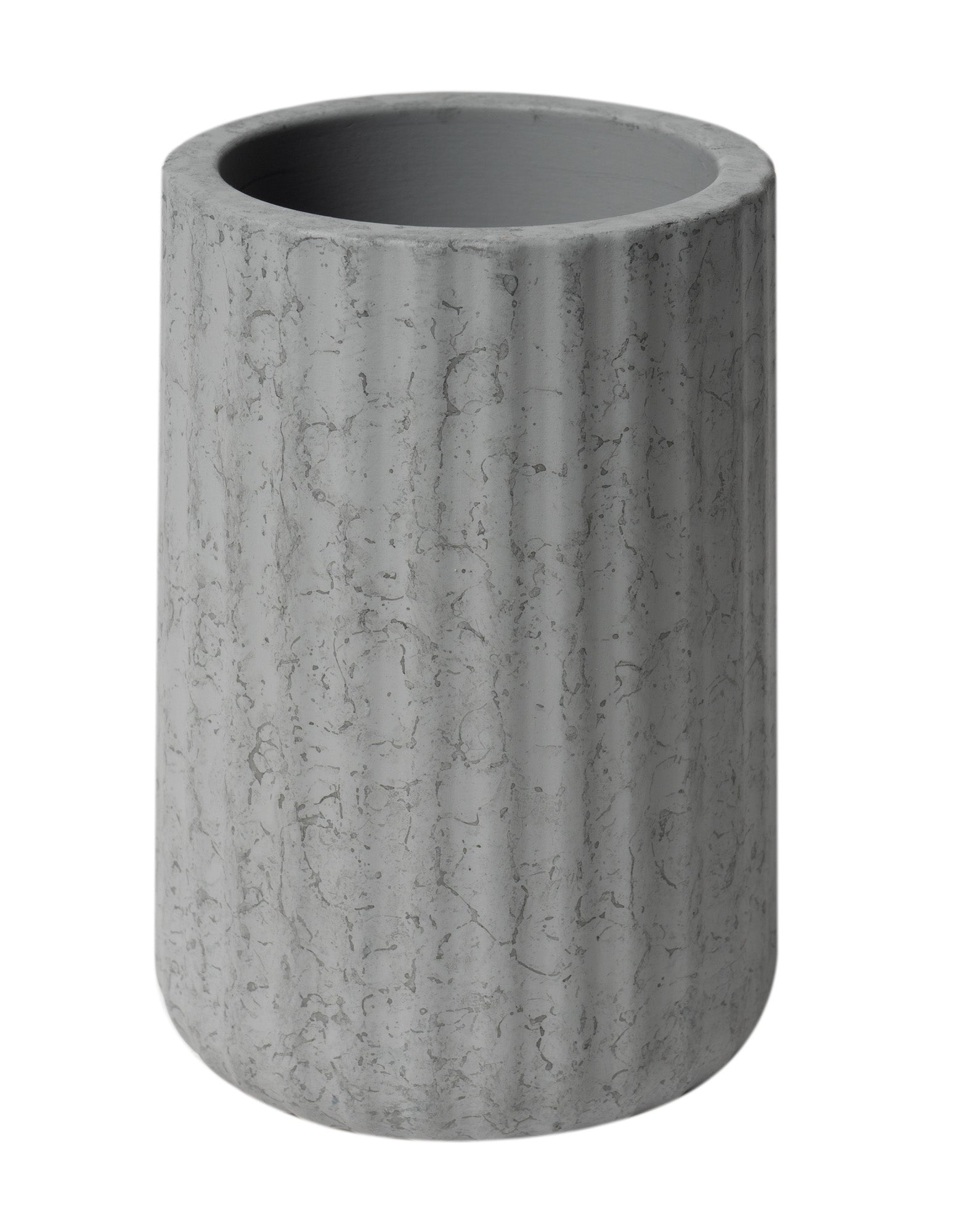 ALFI brand ABCO1001 5 Piece Solid Concrete Gray Matte Bathroom Accessory Set