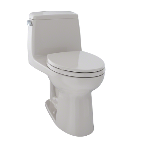 TOTO UltraMax One-Piece Elongated 1.6 GPF Toilet, Sedona Beige, Vitreous China, MS854114S#12