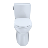 TOTO Vespin II 1G Two-Piece Elongated 1.0 GPF Universal Height Skirted Design Toilet with CEFIONTECT, Cotton White, Vitreous China, CST474CUFG#01