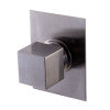 ALFI brand AB9209-BN Brushed Nickel Modern Square 3 Way Shower Diverter, Brass