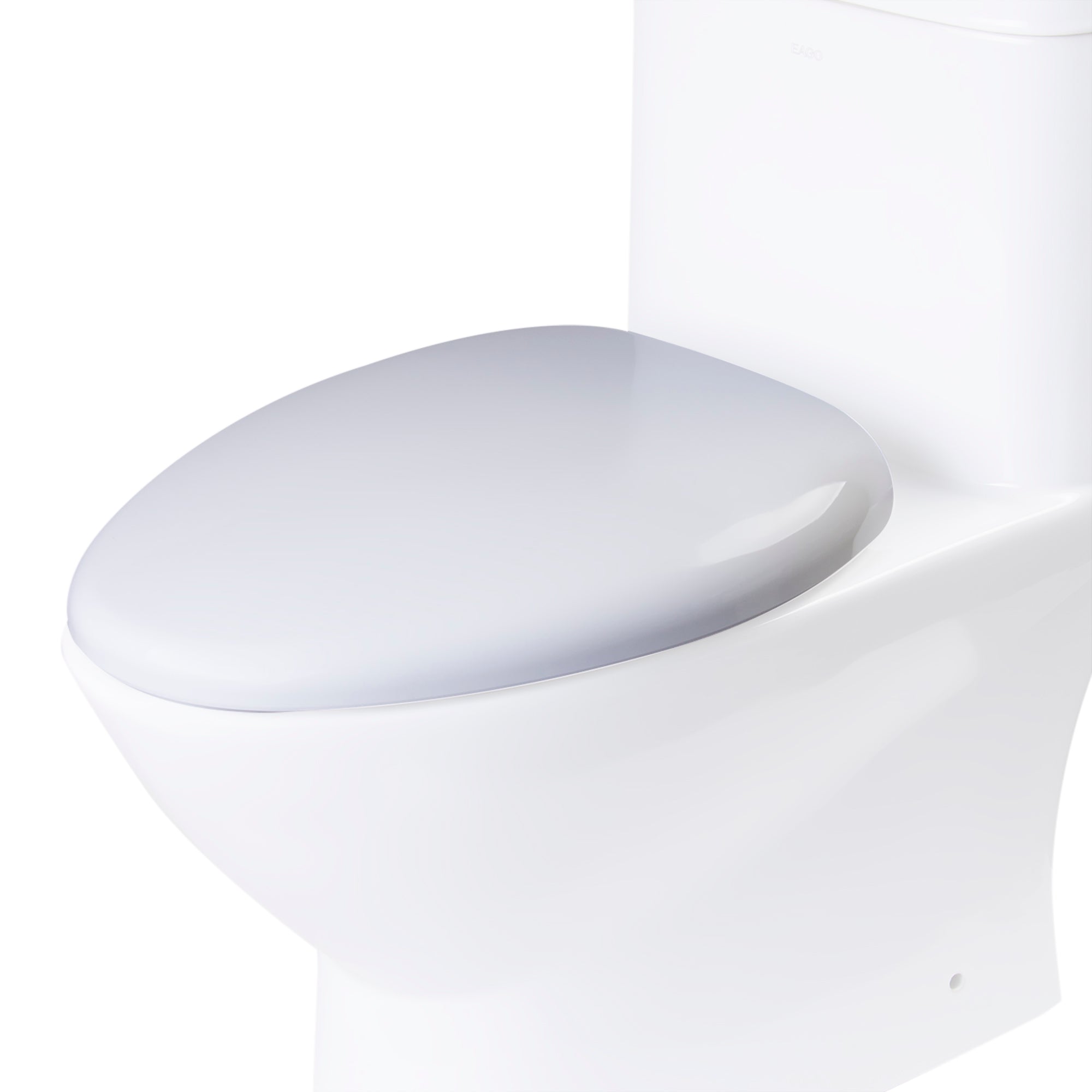 EAGO Plastic, White, R-346SEAT Replacement Soft Closing Toilet Seat for TB346