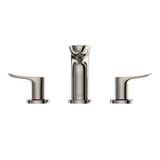 TOTO GO Series 1.2 GPM Two Handle Widespread Bathroom Sink Faucet with Drain Assembly, Polished Nickel, Brass, TLG01201U#PN