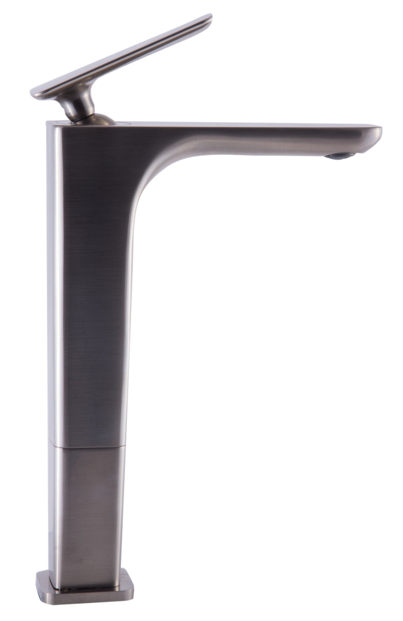Alternative View of ALFI Brushed Nickel Tall Single Hole Modern Bathroom Faucet, AB1778-BN