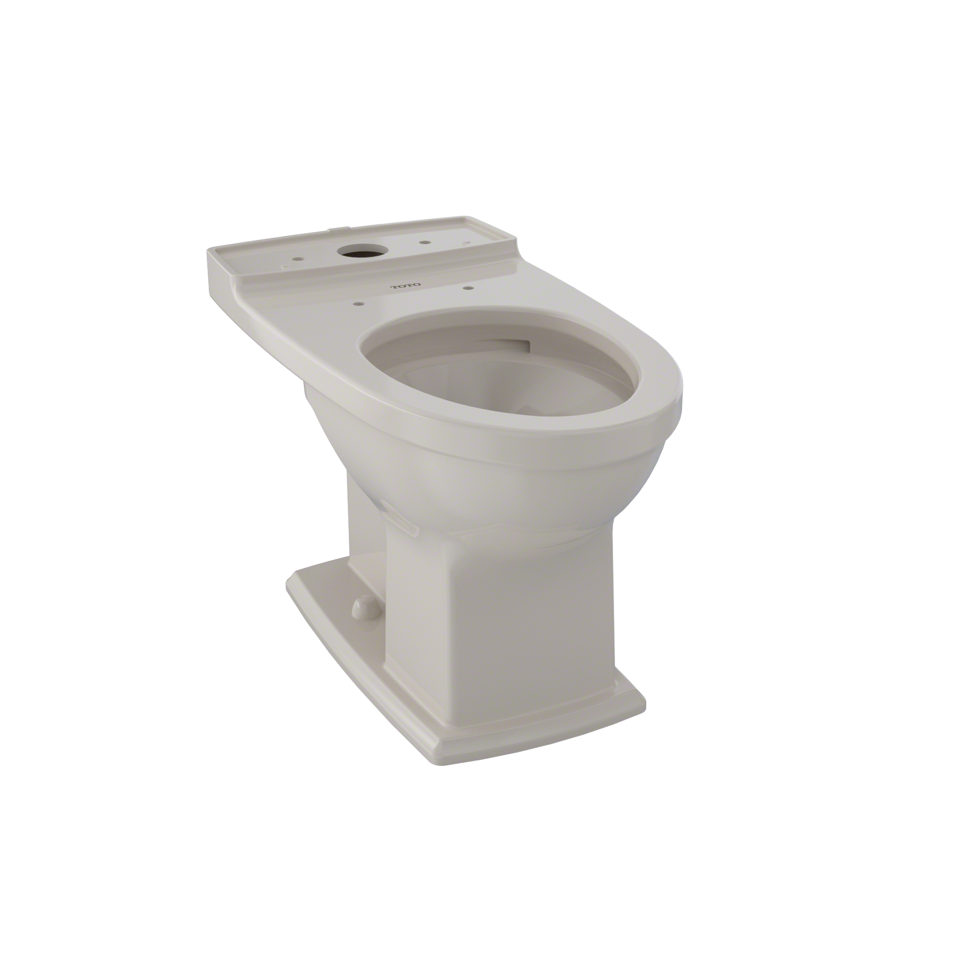 TOTO Connelly Universal Height Elongated Toilet Bowl with CEFIONTECT, Bone, Vitreous China, CT494CEFG#03