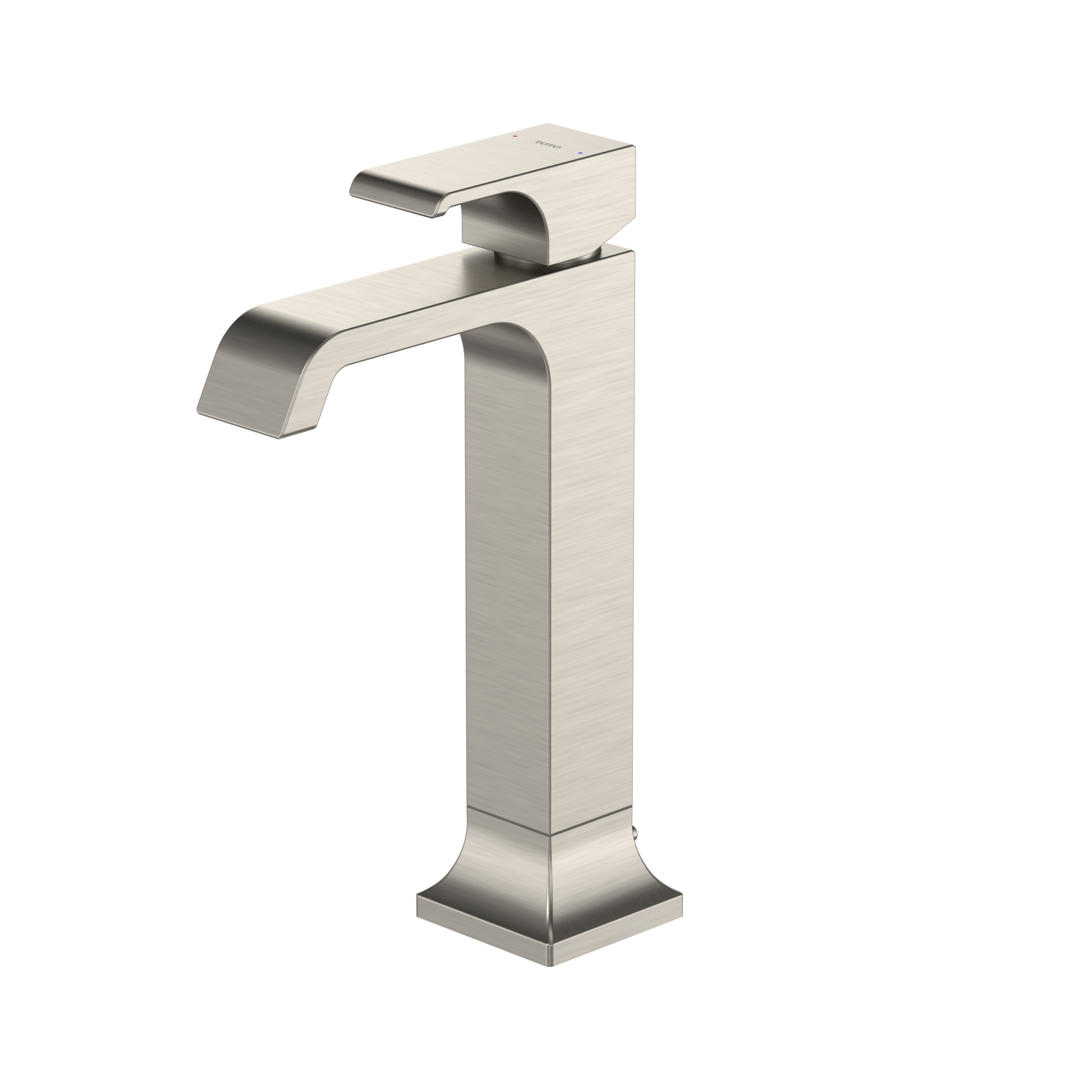 TOTO GC 1.2 GPM Single Handle Vessel Bathroom Sink Faucet with COMFORT GLIDE Technology, Brushed Nickel, Brass, TLG08305U#BN