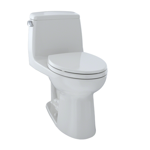 TOTO UltraMax One-Piece Elongated 1.6 GPF Toilet, Colonial White, Vitreous China, MS854114S#11