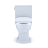 TOTO Connelly Two-Piece Elongated Dual Flush 1.28 and 0.9 GPF Toilet with CEFIONTECT, WASHLET+ Ready, Cotton White, Vitreous China, MS494234CEMFG#01