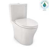 TOTO Aquia IV Two-Piece Elongated Dual Flush 1.28 and 0.9 GPF Universal Height Toilet with CEFIONTECT, WASHLET+ Ready, Colonial White, Vitreous China, MS446124CEMFGN#11