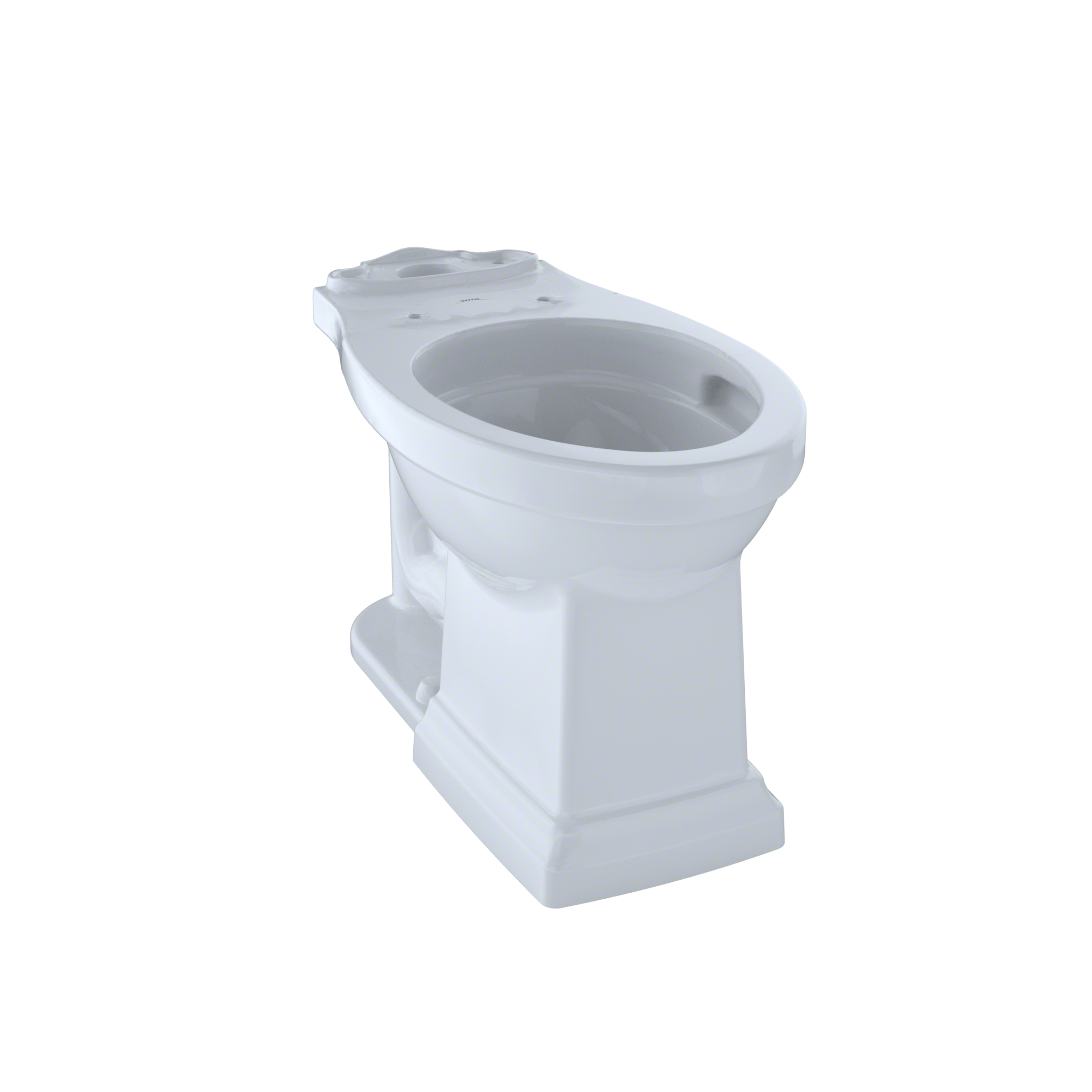 TOTO Promenade II Universal Height Toilet Bowl with CEFIONTECT, Cotton White, Vitreous China, C404CUFG#01