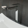 ALFI Polished Chrome Tall Square Single Lever Bathroom Faucet, AB1129-PC