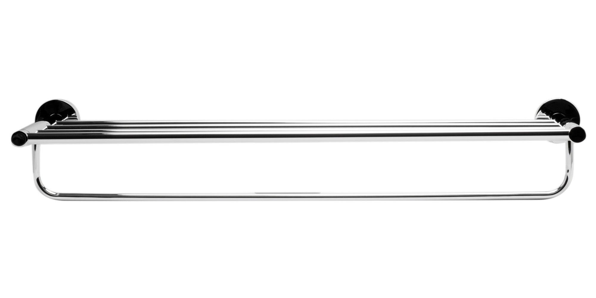 Alternative View of ALFI brand AB9538-PC Polished Chrome 26 inch Towel Bar & Shelf Bathroom Accessory, Brass