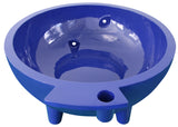 ALFI brand Circle Bathtub, Dark Blue, FireHotTub-DB