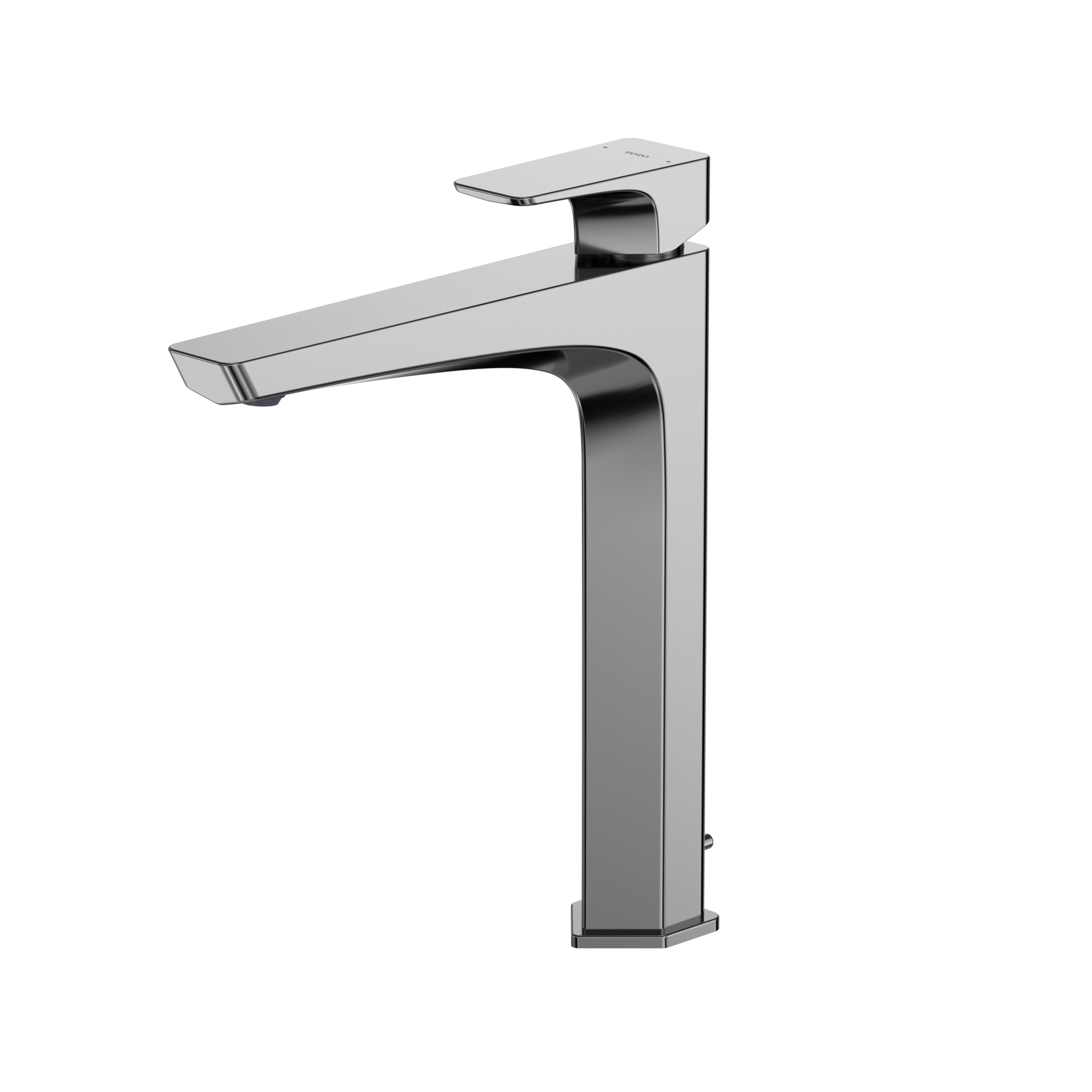 TOTO GE 1.2 GPM Single Handle Vessel Bathroom Sink Faucet with COMFORT GLIDE Technology, Polished Chrome Nickel, Brass, TLG07305U#CP