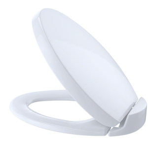 Alternate Image for TOTO Oval SoftClose Non Slamming, Slow Close Elongated Toilet Seat and Lid, Cotton White, Plastic, SS204#01
