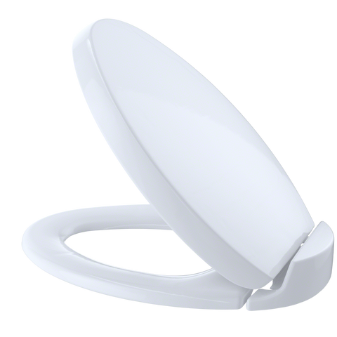 TOTO Oval SoftClose Non Slamming, Slow Close Elongated Toilet Seat and Lid, Cotton White, Plastic, SS204#01