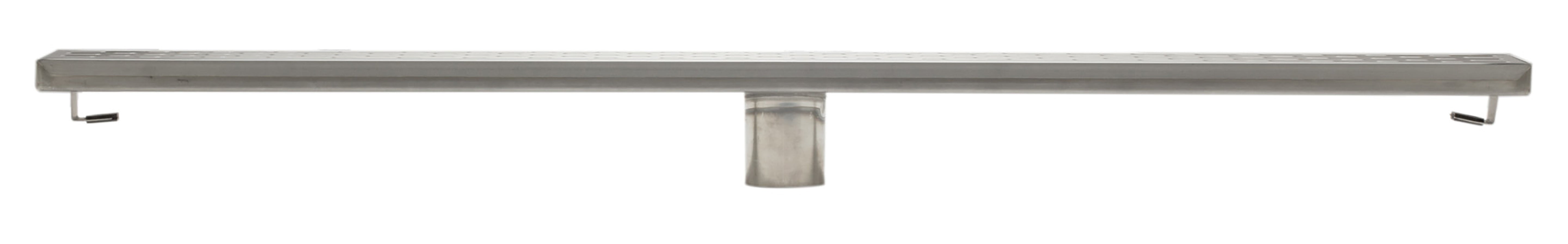 ALFI brand ABLD36C 36" Modern Stainless Steel Linear Shower Drain with Groove Holes, ABLD36C-BSS