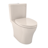 TOTO Aquia IV Two-Piece Elongated Dual Flush 1.28 and 0.9 GPF Universal Height Toilet with CEFIONTECT, WASHLET+ Ready, Sedona Beige, Vitreous China, MS446124CEMFGN#12