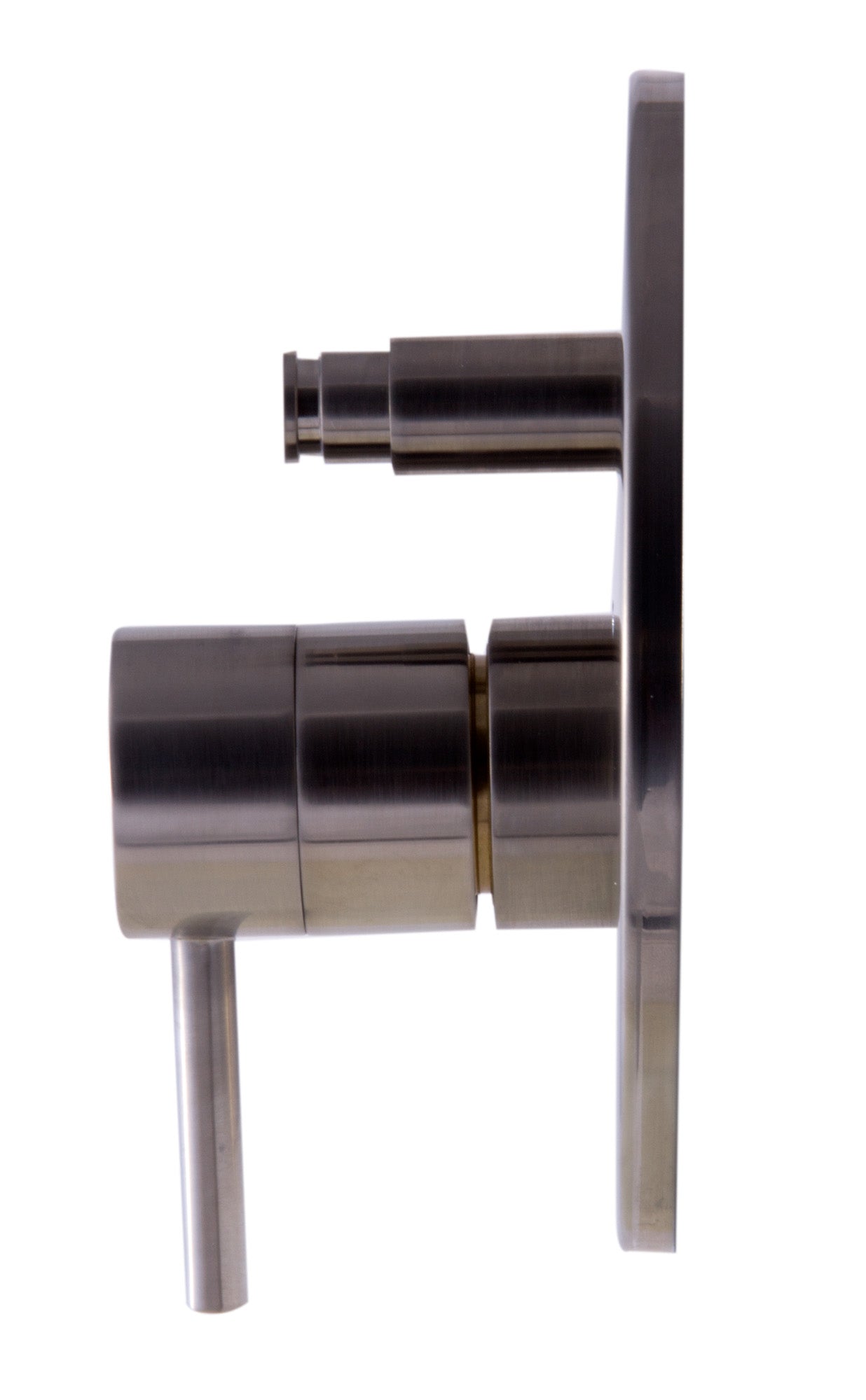Alternative View of ALFI brand AB1701-BN Brushed Nickel Pressure Balanced Round Shower Mixer with Diverter, Brass