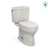 TOTO Drake II Two-Piece Elongated 1.28 GPF Universal Height Toilet with CEFIONTECT and SS124 SoftClose Seat, WASHLET+ Ready, Sedona Beige, Vitreous China|Plastic, MS454124CEFG#12