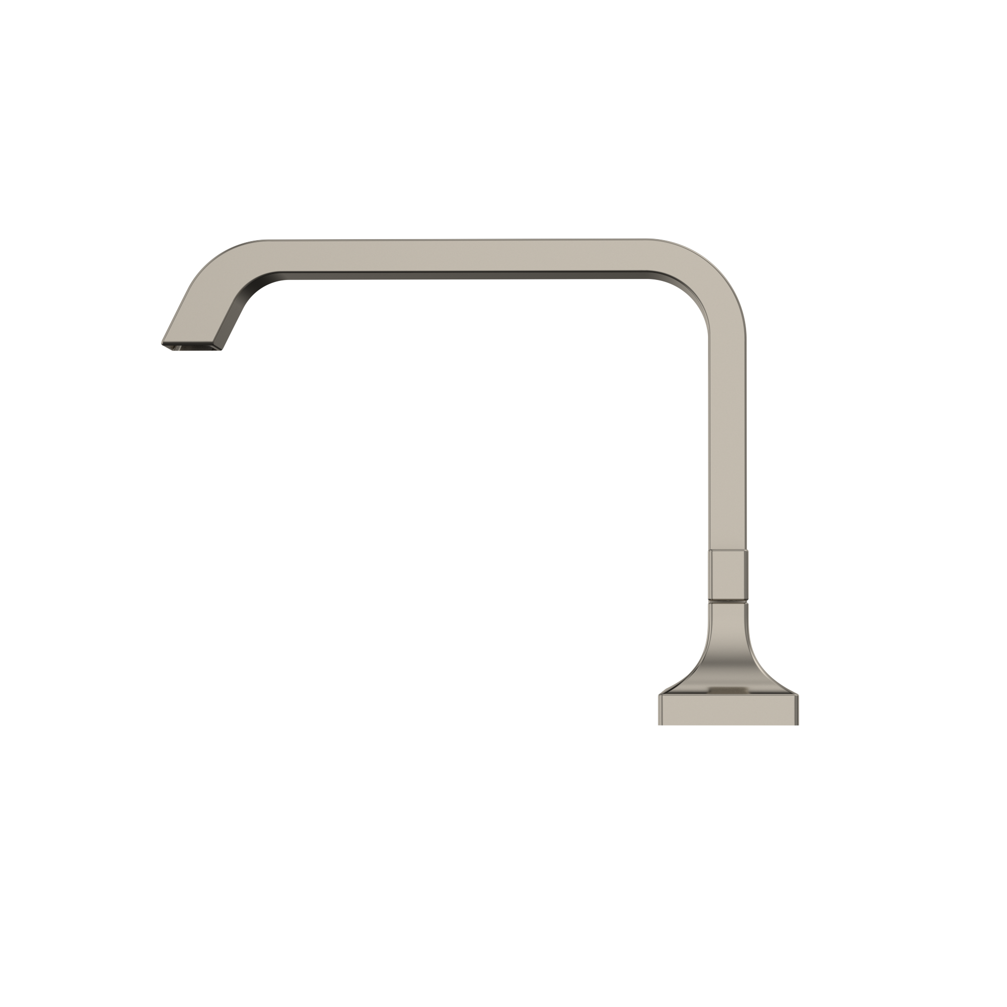 TOTO GC Two-Handle Deck-Mount Roman Tub Filler Trim, Polished Nickel, Brass, TBG08201U#PN