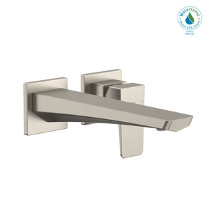 Alternate Image for TOTO GE 1.2 GPM Wall-Mount Single-Handle Long Bathroom Faucet with COMFORT GLIDE Technology, Brushed Nickel, Brass, TLG07308U#BN